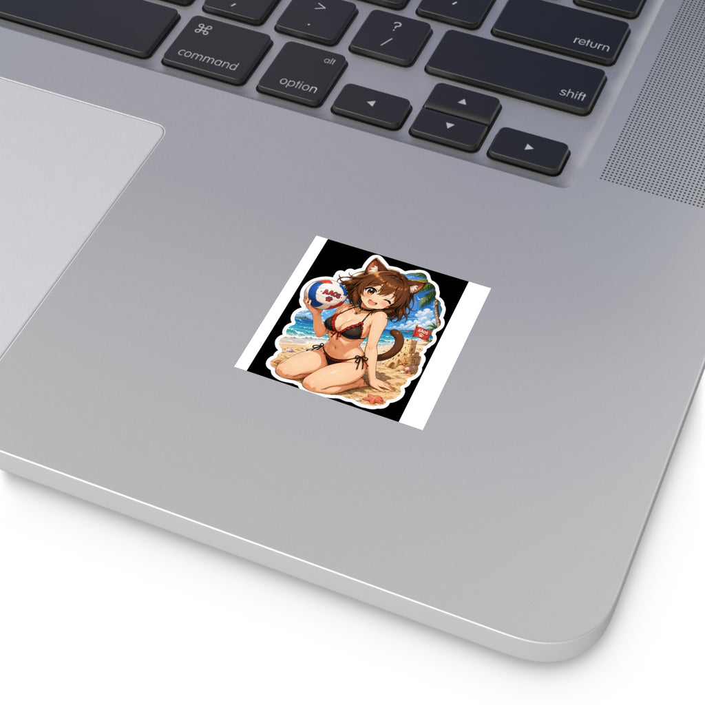 Stella in a Bikini having fun at the beach Sticker