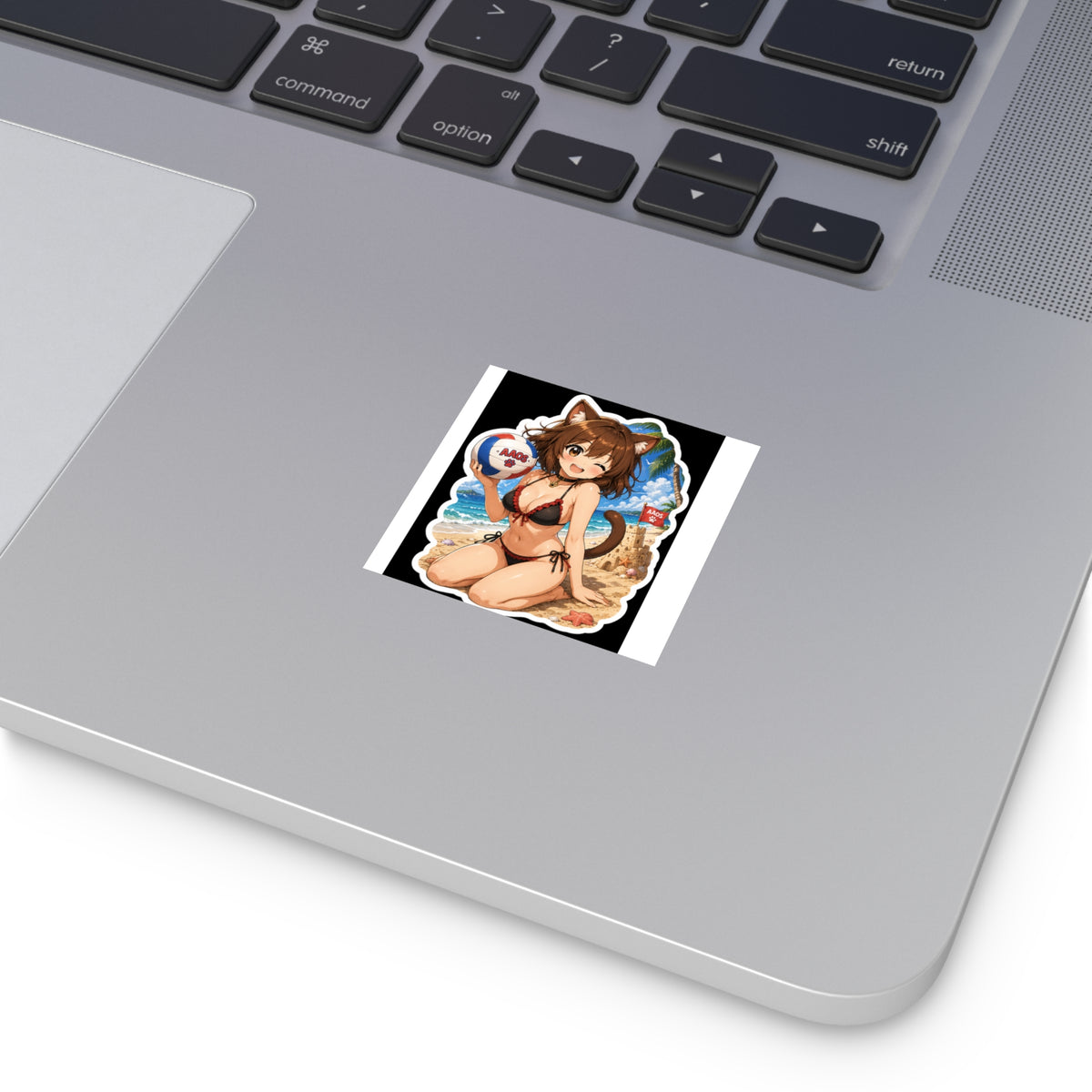 Stella in a Bikini having fun at the beach Sticker
