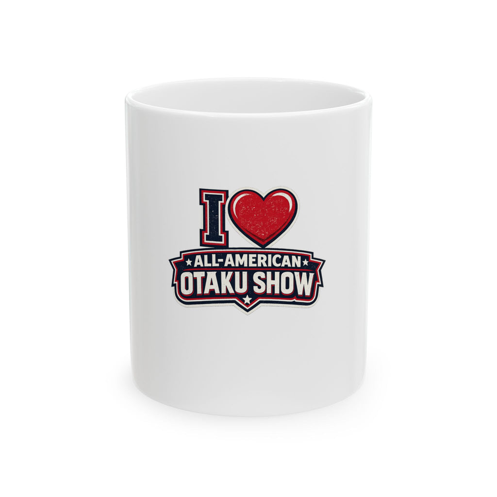 I Heart All-American Otaku Show Ceramic Mug (11oz, 15oz)